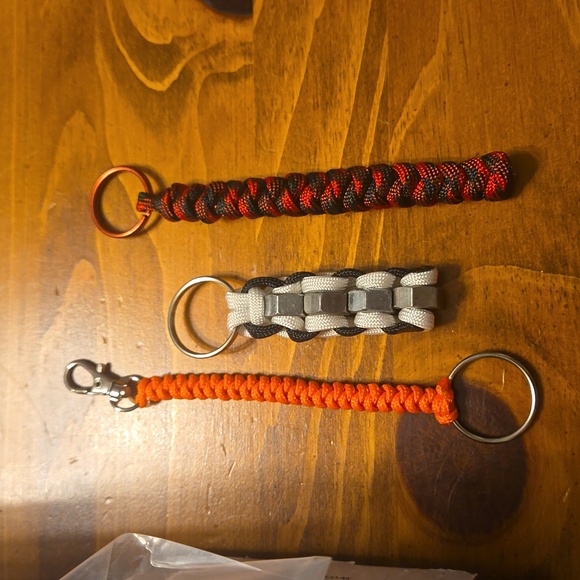 Handmade Collegiate Paracord Keychains - Picture 1 of 3